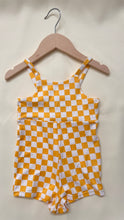 Load image into Gallery viewer, Olivia Checkered Romper in Mustard
