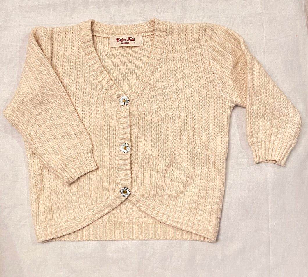 Daisy Cardigan in Ivory Cream